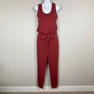 Daily Ritual Supersoft Terry Sleeveless Scoopneck Jumpsuit - Size Medium